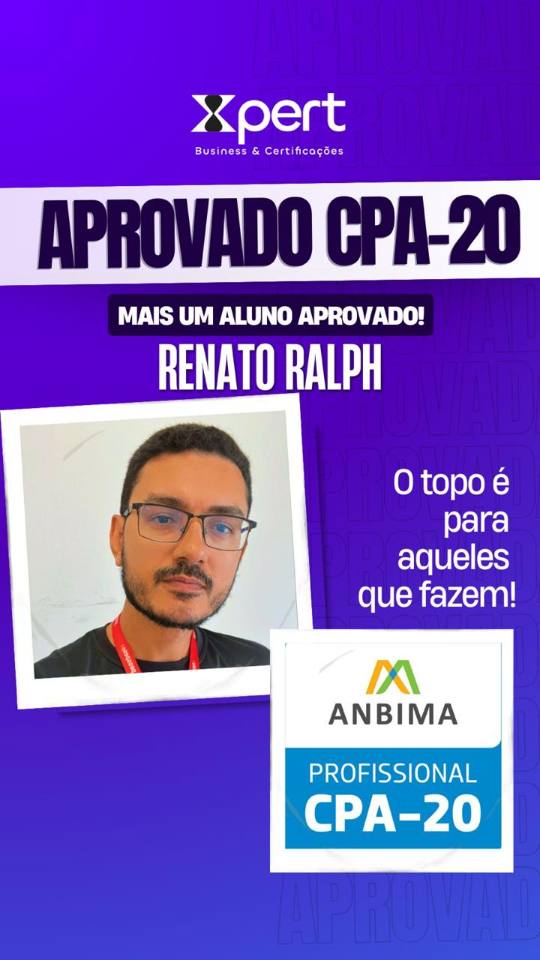 Renato Ralph — Aprovado CPA-20